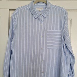 3/4 sleeve button-up medium Treasure & Bond shirt.